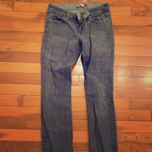 Paige gray jeans barely worn